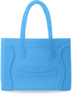 Originální silikonový kufr phantom shopper bag různé barvy modrá
