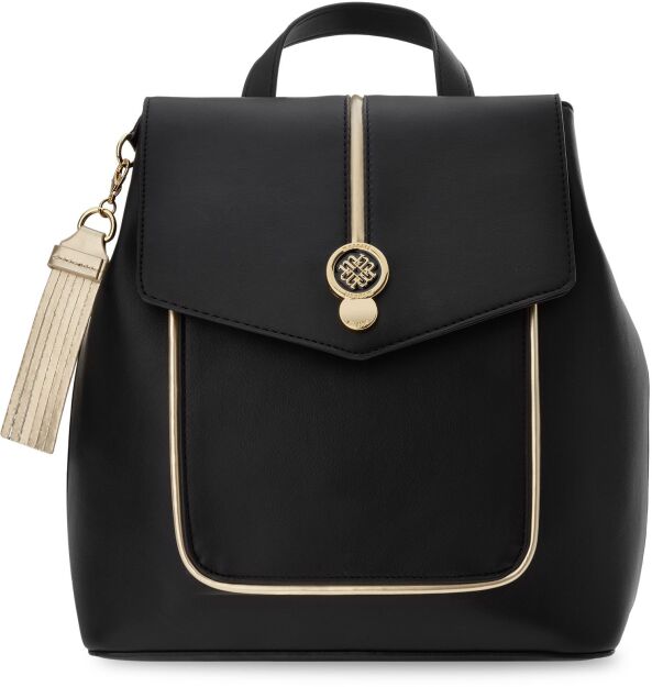 Monnari elegantní dámský batoh se šňůrkou městský batoh - černý