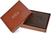 Prostorná kožená pánská peněženka always wild proti krádeži rfid secure - hnědá - 3