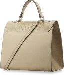 Vkusný kufřík,dámská kabelka made in italy - přírodní kůže černá - 4