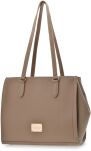 Monnari dámská velká taška shopper kufřík na rameno 3 přihrádky - béžová - 2