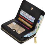 Monnari malá peněženka se vzorem kožený na zip lakovaná portmonetka - černá - 2