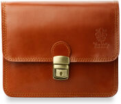 Dámská italská kabelka listonoška z přírodní kůže - 3