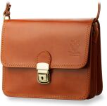 Dámská italská kabelka listonoška z přírodní kůže - 8