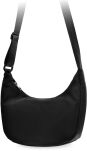 Dámská kabelka crossbody lehká taška přes rameno každodenní - černá - 4