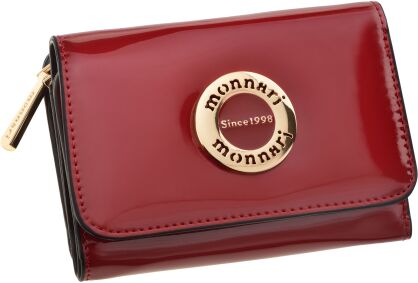 Monnari malá dámská peněženka lakovaná pěkná peněženka - červená