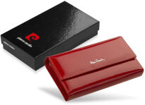 Objemná dámská peněženka pierre cardin lakovaná černá - 5