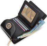 Monnari malá peněženka dámská lakovaná elegantní peněženka peněženka - černá - 3