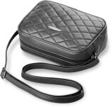 Prošívaná malá dámská kabelka šedý - 2