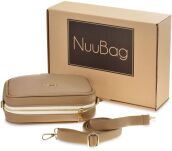 NuuBag Nadčasová kvalitní klasická kabelka polské výroby - béžová - 3