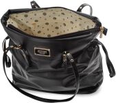 Monnari velká dámská kabelka shopper měkká na rameno - černá - 2