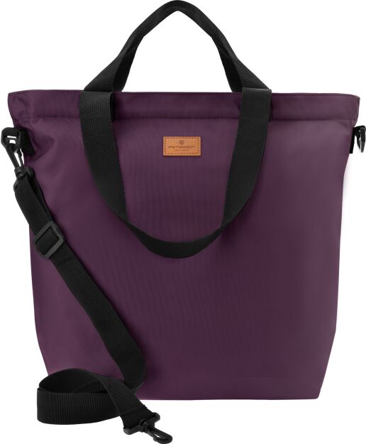 Peterson prostorná velká dámská taška městská kabelka shopper nákupní - vínová
