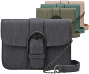 Retro listonoška na řetízku kabelka dámská s ozdobnou sponou - 2