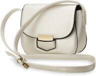 Elegantní dámská kabelka listonoška zpevněná černá - 3