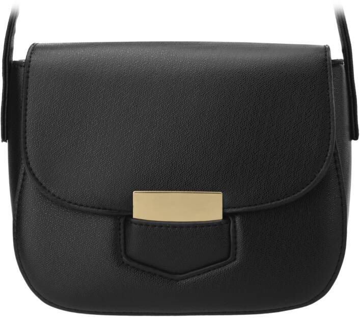 Elegantní dámská kabelka listonoška zpevněná černá