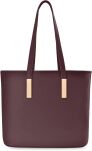 Klasická dámská černá kabelka shopper bag elegantní taška lodička přes rameno - 4