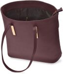 Klasická dámská černá kabelka shopper bag elegantní taška lodička přes rameno - 8