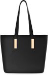 Klasická dámská černá kabelka shopper bag elegantní taška lodička přes rameno - 14