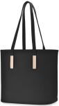 Klasická dámská černá kabelka shopper bag elegantní taška lodička přes rameno - 15