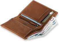 Pánská kožená peněženka wild only malá šikovná peněženka - grafitová - 3