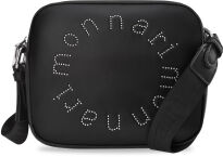 Dámska kabelka monnari s unikátním logem s flitry brašna na dlouhém širokém pásku - černá - 2