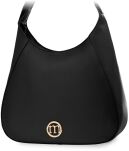 Monnari velká klasická hladká kabelka na rameno elegantní shopper vak - černý - 2