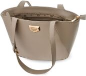 Monnari dámská taška na rukojetích shopper lodička klasická kabelka aktovka - taupe - 3