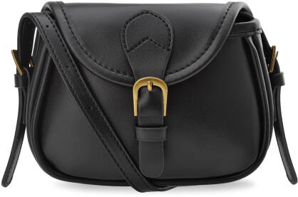 Klasická krásná dámská  kabelka malá listonoška s popruhem ve stylu retro - černá