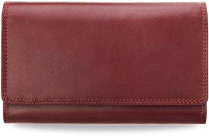 Exkluzivní kožená dámská peněženka visconti červená