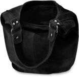 Italská dámská kožená taška vera pelle semišová kabelka shopper taška na rameno - 10