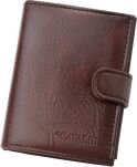 Pánská ekologická kožená peněženka 4U CAVALDI na karty a mince - hnědá - 6