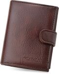 Pánská ekologická kožená peněženka 4U CAVALDI na karty a mince - hnědá - 2