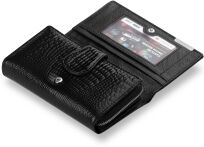 Elegantní lakovaná dámská peněženka - černá - 6