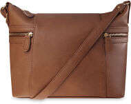 Dámská kabelka listonoška městská taška přes rameno a5 s dlouhým popruhem a kapsičkami - 4