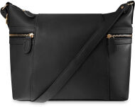 Dámská kabelka listonoška městská taška přes rameno a5 s dlouhým popruhem a kapsičkami - 3