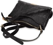 Monnari elegantní lesklá kabelka malá crossbody psaníčko se zvířecím vzorem - černá - 3