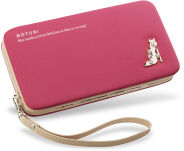 Elegantní peněženka psaníčko pouzdro bota botka zdobená černá - 2