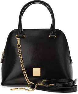 Monnari malá aktovka klasická dámská kabelka kufr elegantní taška přes rameno - černá