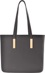 Klasická dámská kabelka shopper bag elegantní taška přes rameno ve tvaru lodičky – šedá - 4