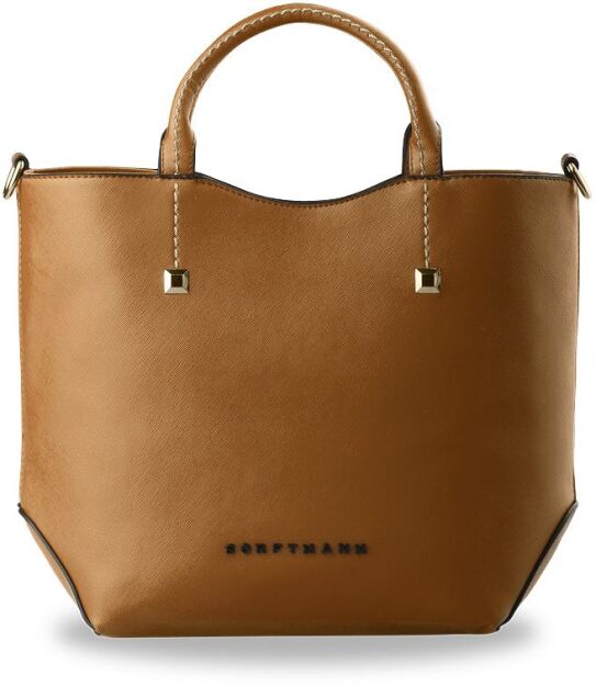 Kabelka celebrit zdobená cvoky béžová