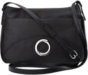 Monnari nepromokavá dámská kabelka crossbody taška přes rameno – černá - 6