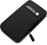 Peterson nepromokavý městský batoh školní cestovní robustní dámský pánský + pouzdro - černý - 6