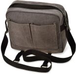 Prostorná pánská sportovní taška na notebook velká taška přes rameno aktovka školní aktovka a4 - grafitová - 4