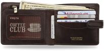 Stylová pánská peněženka visconti se zapínáním a ochranou platebních karet hnědá - 3