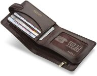 Stylová pánská peněženka visconti se zapínáním a ochranou platebních karet hnědá - 5
