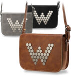 Dámská kabelka teen listonoška brašna jety černá - 6