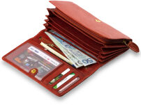 Praktická dámská peněženka přírodní kůže - 4