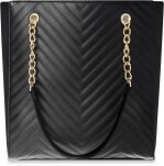 Prošívaná dámská kabelka velká taška shopper bag a4 třásně - 15