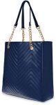 Prošívaná dámská kabelka velká taška shopper bag a4 třásně - 20