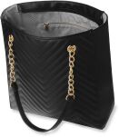 Prošívaná dámská kabelka velká taška shopper bag a4 třásně - 9